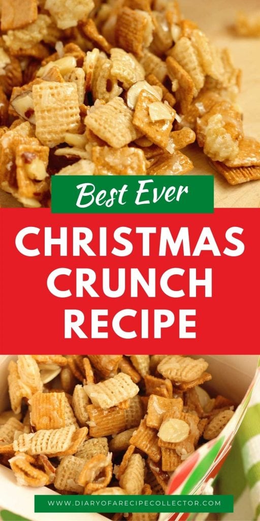 Christmas Crunch - Get ready for some serious snacking!  This sweet snack mix will be a hit!  It's wonderfully addicting and perfect for an appetizer and even a gift!