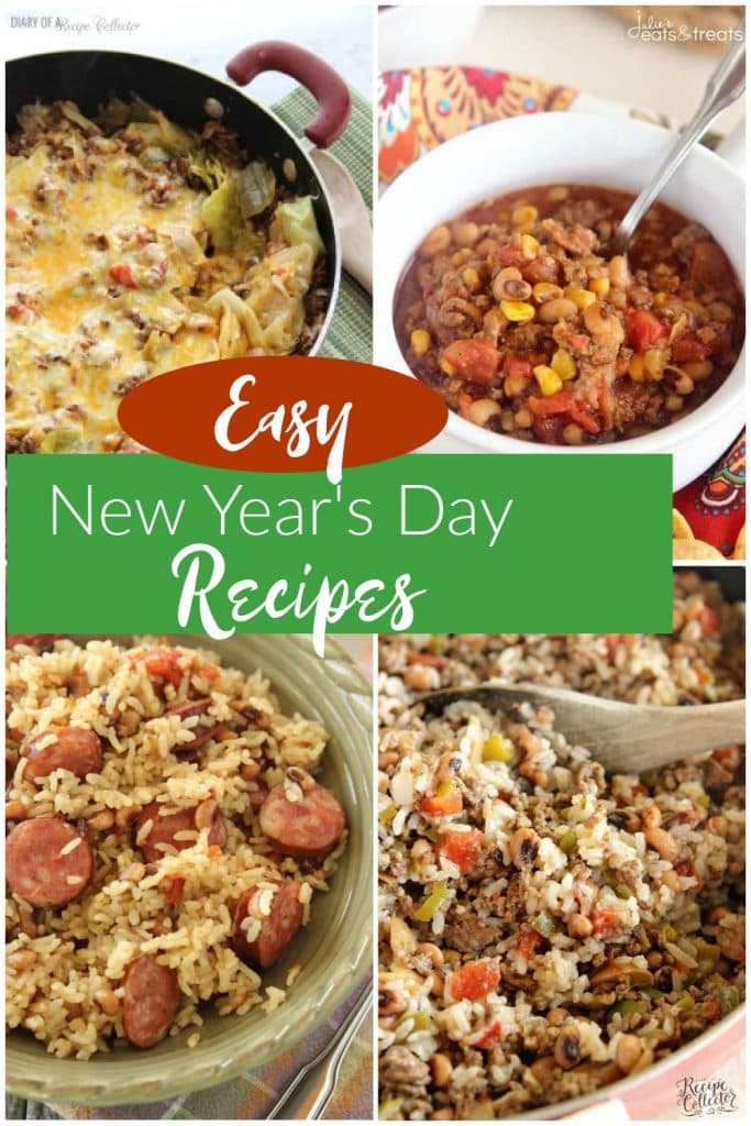 Easy New Year's Day Recipes - Here are a few of our favorite recipes that involve those lucky cabbage and black eyed peas!