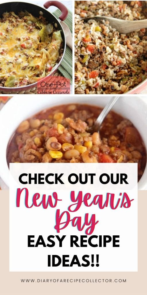 Easy New Year's Day Recipes - Here are a few of our favorite recipes that involve those lucky cabbage and black eyed peas! 