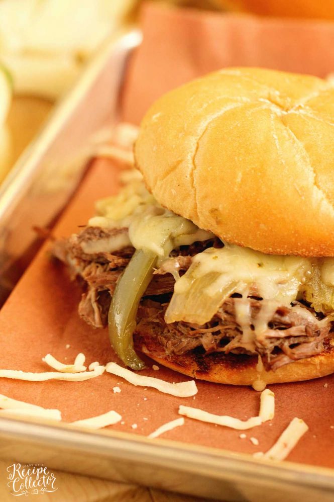 Slow Cooker Southern Cheesesteak Sandwiches - Diary of A Recipe Collector
