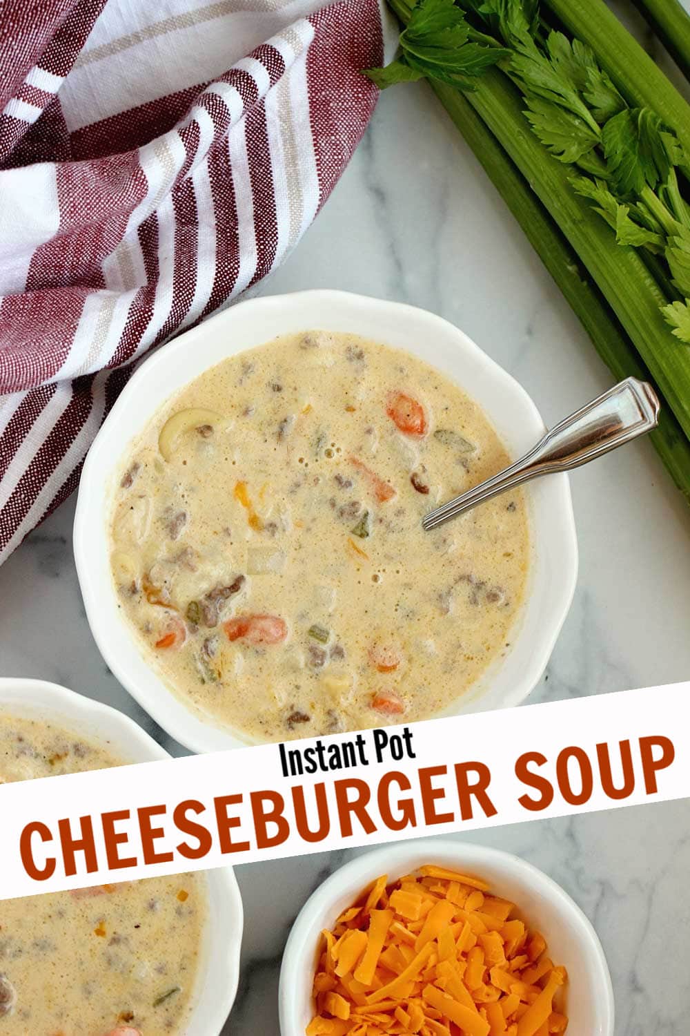 Crock Pot Cheeseburger Soup