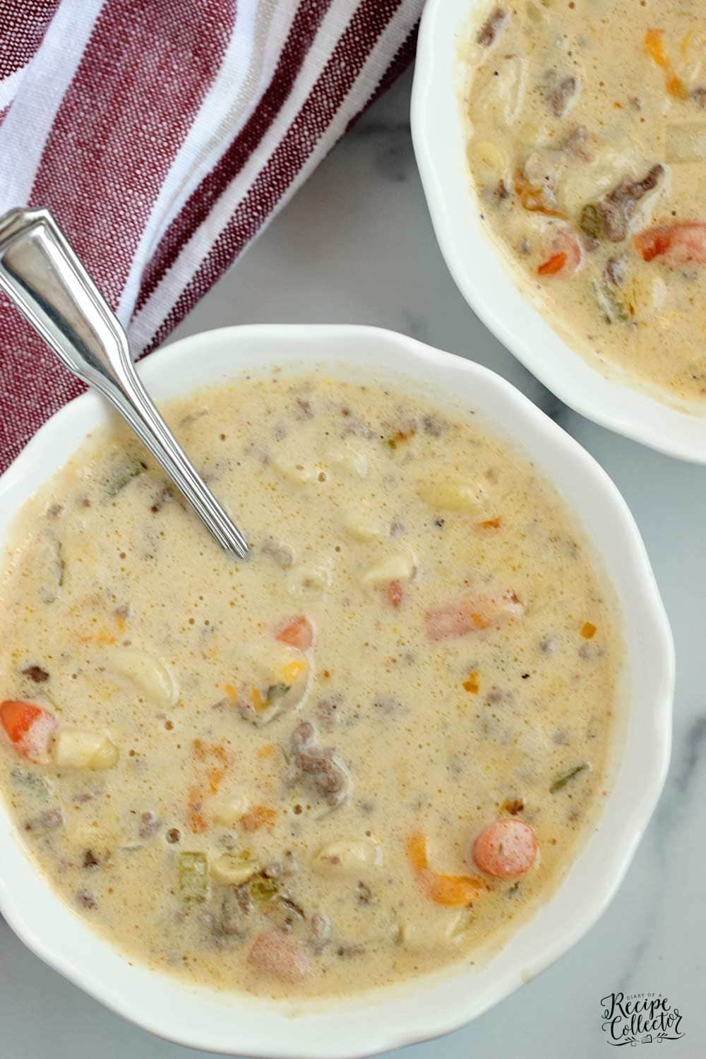 Instant Pot Cheeseburger Soup Diary of A Recipe Collector