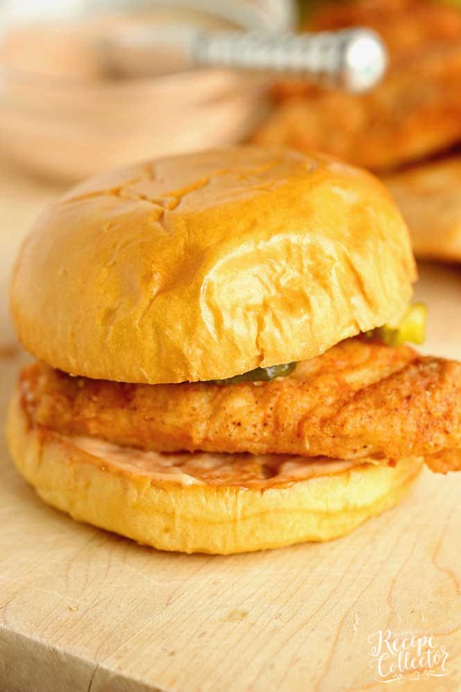 Easy Cajun Fried Chicken Sandwiches - These little chicken sandwiches are a winner chicken dinner for sure!  They are easy to prep and come with a delicious Cajun sauce!