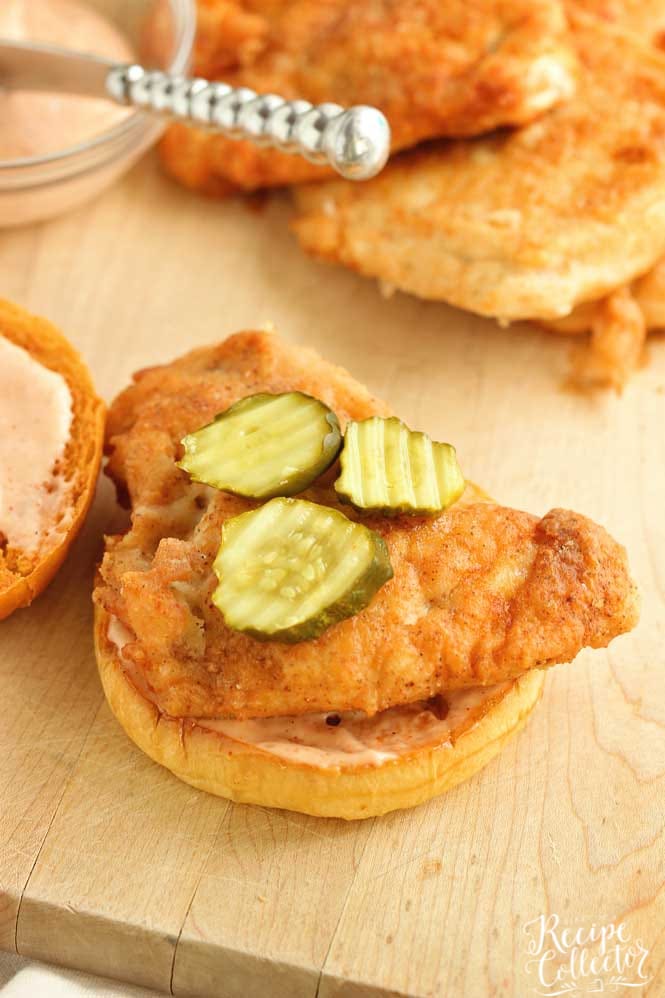Easy Cajun Fried Chicken Sandwiches - These little chicken sandwiches are a winner chicken dinner for sure!  They are easy to prep and come with a delicious Cajun sauce!