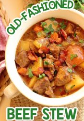 Old-Fashioned Beef Stew