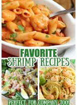 Favorite Shrimp Recipes - Here are our most popular shrimp recipes that you need to try very soon!  They are all great for company too!