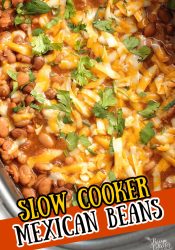 Slow Cooker Mexican Pinto Beans