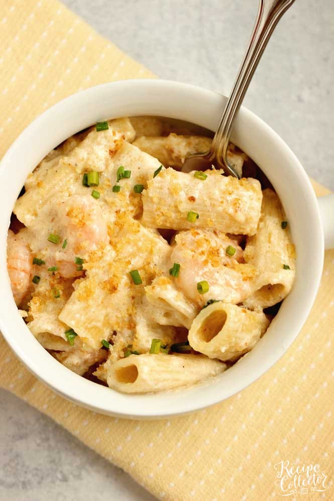 Cajun Shrimp Mac and Cheese - The ultimate decadent white cheddar and parmesan shrimp pasta perfect as a main dish and great as a side to grilled steaks!  