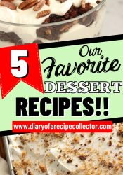 Top 5 Fall Desserts - Here are my go-to recipes for all the fall family gatherings! 