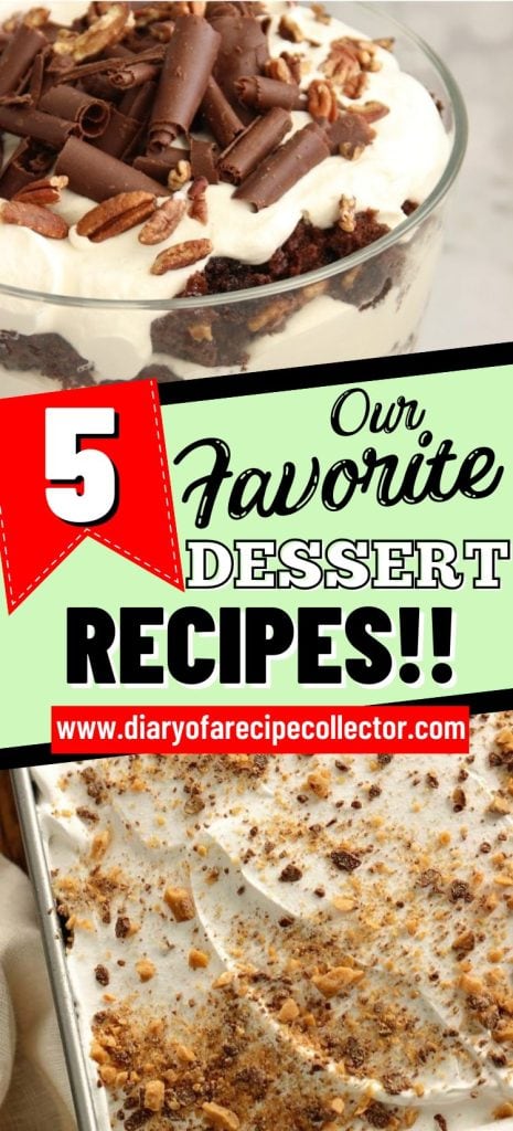 Top 5 Fall Desserts - Here are my go-to recipes for all the fall family gatherings! 