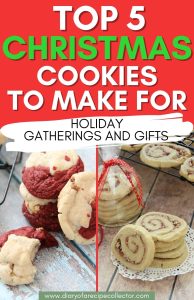 Top 5 Christmas Cookie Recipes - Here are our favorite cookie recipes perfect for cozy Christmas nights, holiday parties, and cookie exchanges!
