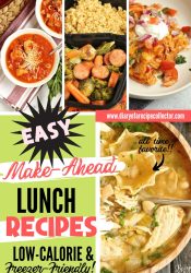 Make Ahead Lunch Recipes