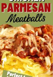 Skinny Chicken Parmesan Meatballs