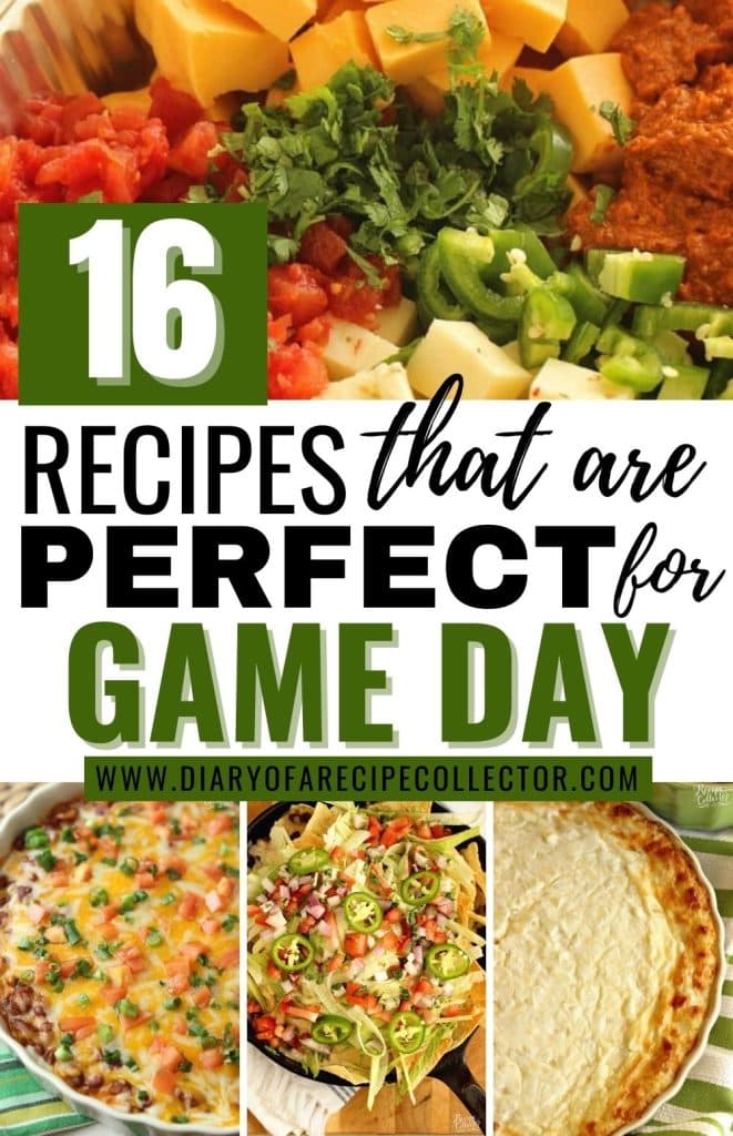 16+ Game Day Appetizer Recipes - Diary of A Recipe Collector