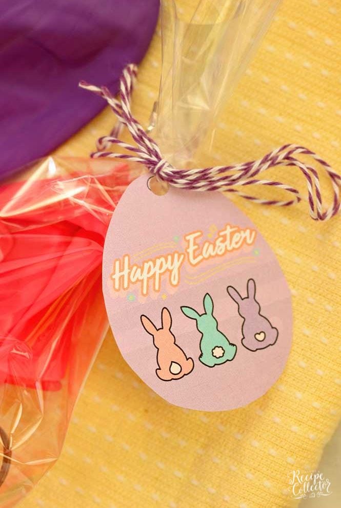 Free Easter Printables - Check out these cute printable ideas perfect for tags on Easter basket treats and treat toppers for some yummy Bunny Bait!