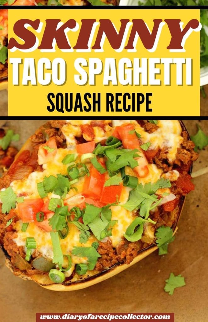 Taco Spaghetti Squash - Enjoy your taco spaghetti night with this low-carb, keto-friendly, lean and green recipe!  