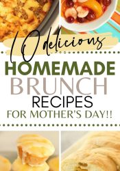 Here are 10 Great Mother's Day Mother's Day Brunch Recipe Ideas!  We've got the sweet and the savory favorites that will make your mom feel special!
