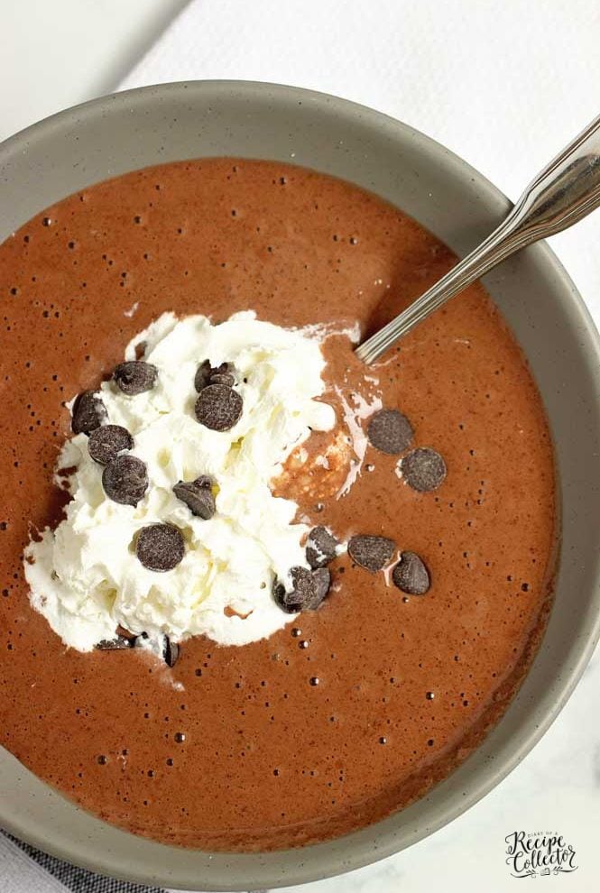 This Protein Chocolate Pudding Snack is a great high-protein single-serving snack option low in calories!