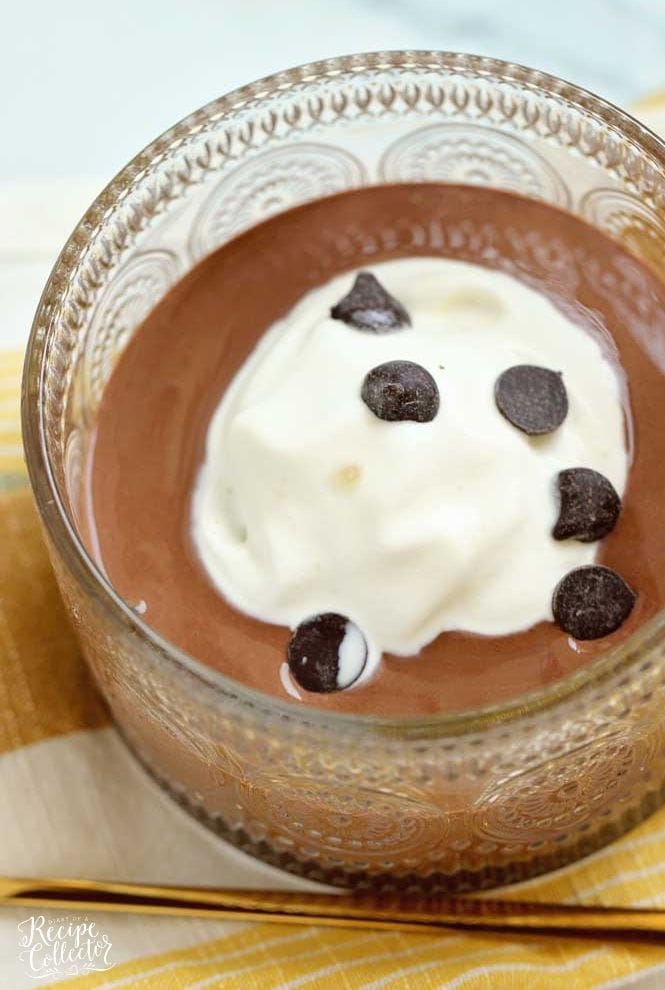 Protein Chocolate Mousse - A decadent and delicious high protein chocolate dessert recipe.