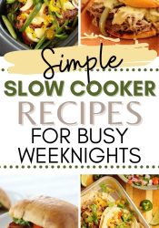 Weeknight Slow Cooker Recipes