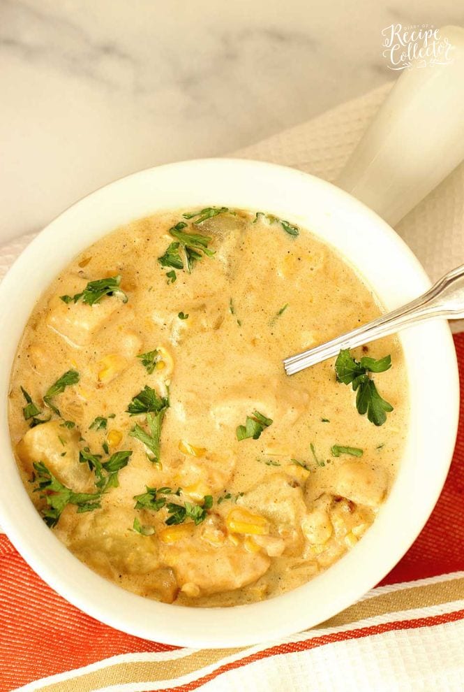 Cajun Chicken Chowder is an easy one pot weeknight dinner and perfect comfort food for cooler weather!