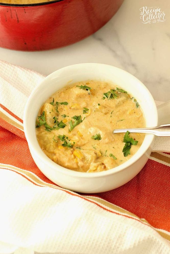 Cajun Chicken Chowder is an easy one pot weeknight dinner and perfect comfort food for cooler weather!