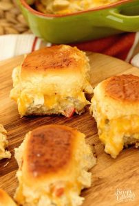 Easy Chicken Alfredo Sliders - Dinner cannot get much easier than these! Plus, they are so delicious and perfect for a weeknight, game day, or party!