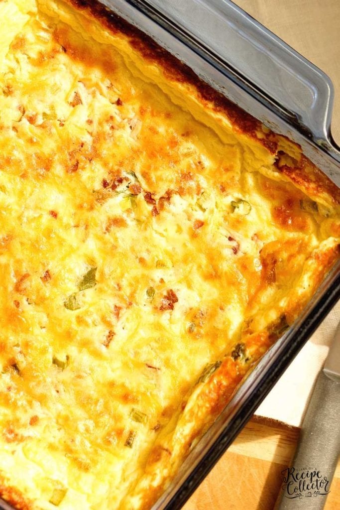 These Bacon, Egg, and Cheese Protein Squares make a great high protein make ahead breakfast.