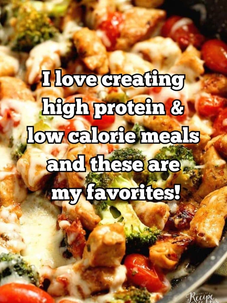 Check out these easy high protein meal ideas that will help you meet your protein goals.  