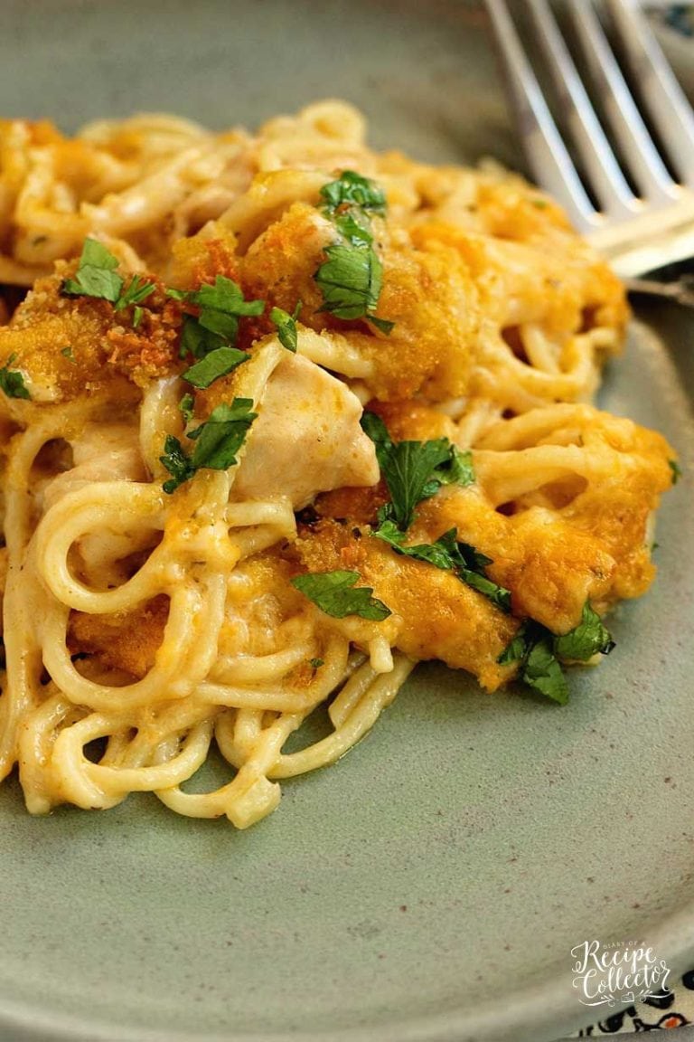 Easy Cheesy Chicken Spaghetti is simple enough for a weeknight and delicious enough for company! It goes great with a salad and bread!