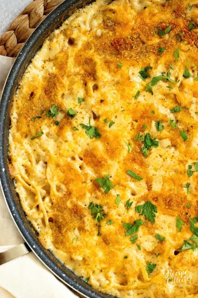 Easy Cheesy Chicken Spaghetti is simple enough for a weeknight and delicious enough for company! It goes great with a salad and bread!